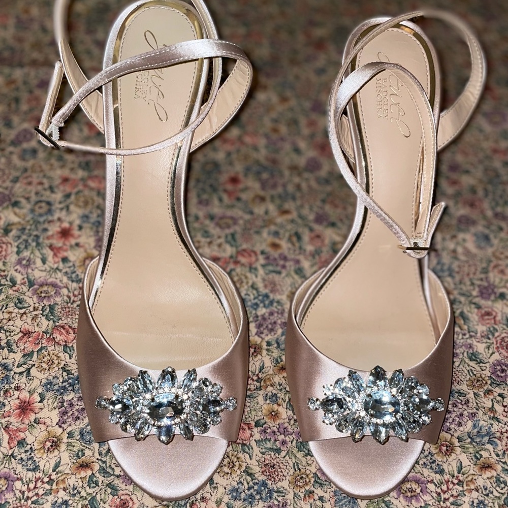 Badgley Mischka Jewel open-toe shoes